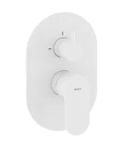Eleganta falba süllyesztett csaptelep, kétutas, belső egység nélkül EL 065.10WV.O2. RB07E, White Velvet