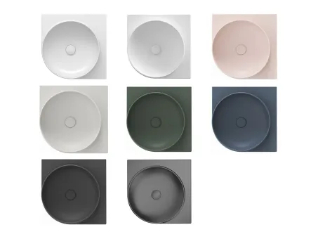 Yard 45 C kerámiamosdó Alabaster Pink, túlfolyó furat nélkül