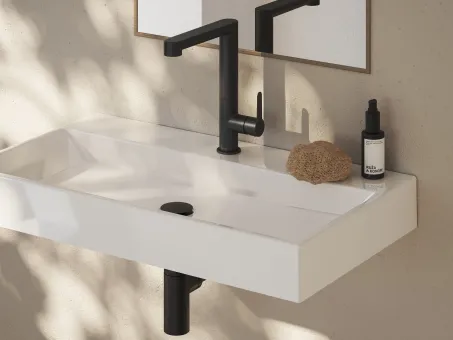 Puri álló mosdócsaptelep leeresztő nélkül PU 015.20BL, fekete