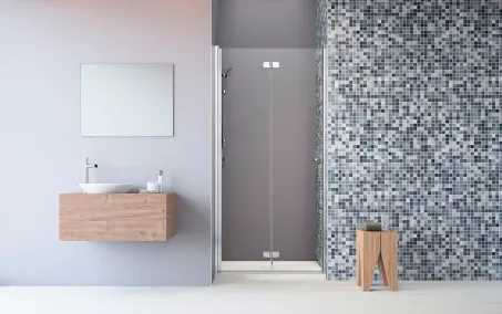 Fuenta DWB zuhanyajtó 80 átlátszó jobbos