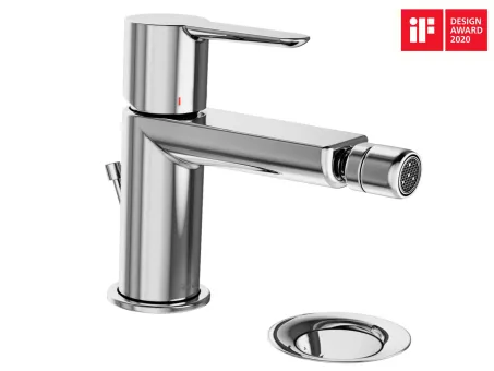 Puri bidécsaptelep leeresztővel PU 055.00CR, króm