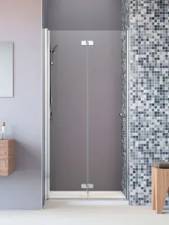 Fuenta DWB zuhanyajtó 90 átlátszó balos