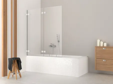 Arta PND kádparaván 130 átlátszó balos