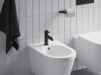 Puri bidécsaptelep leeresztővel PU 055.20BL, fekete