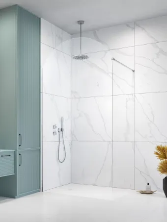 Volta Walk-in zuhanyfal 100 átlátszó