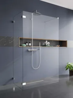 Euphoria Walk-in VI zuhanyfal 130x90 átlátszó