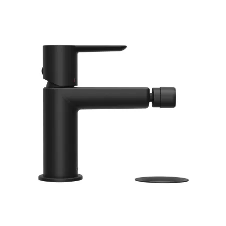 Puri bidécsaptelep leeresztővel PU 055.20BL, fekete