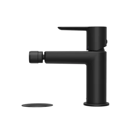 Puri bidécsaptelep leeresztővel PU 055.20BL, fekete