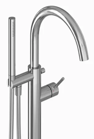 Espirit padlón álló kádcsaptelep szettel ES 080.00CR.RB07G, Chrome