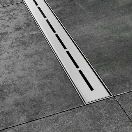 OZ Ravak Runway 105 zuhanyfolyóka rozsdamentes acél