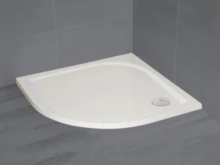 Paros A lapos íves zuhanytálca 100x100 fehér, ajándék szifonnal