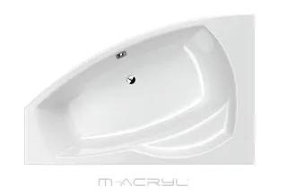 Claudia aszimmetrikus akril kád 150x100 jobbos