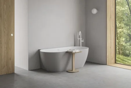 Espirit padlón álló kádcsaptelep szettel ES 080.10WV.RB07G, White Velvet