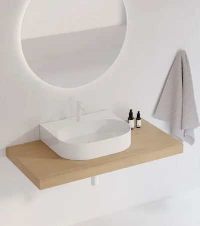 Espirit álló mosdócsaptelep 190 mm leeresztő nélkül ES 012.10WV, White Velvet